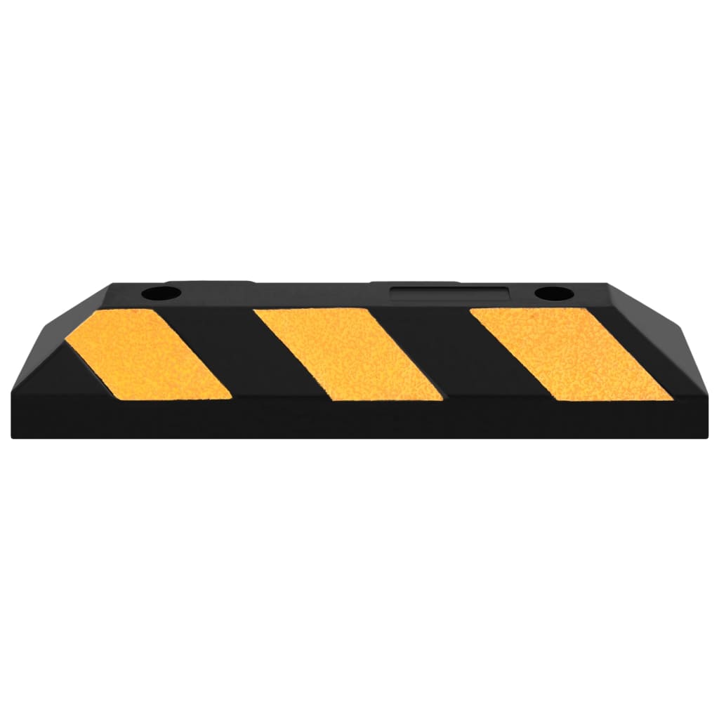 Parkeerblokken reflecterend 2 st 56x15x10 cm rubber is nu te koop bij PeponiXL, paradijselijk wonen!