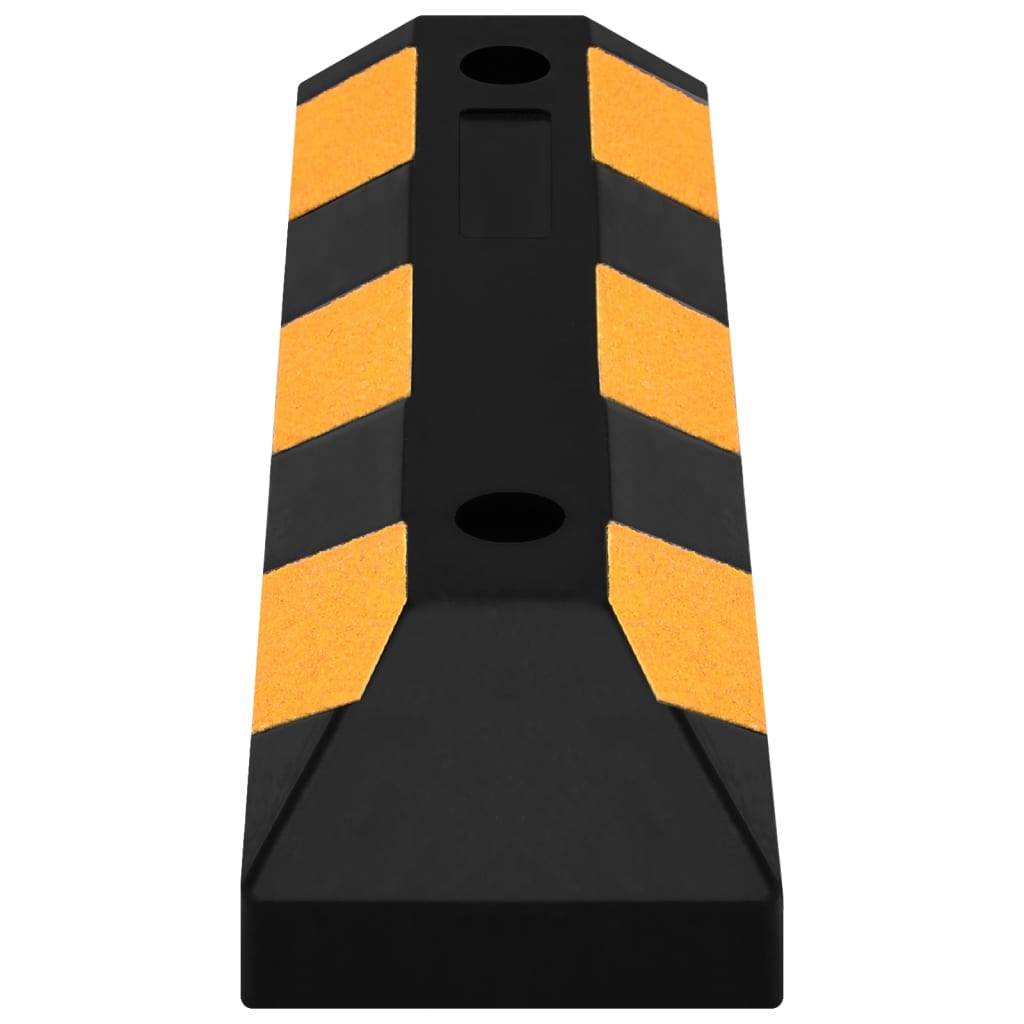 Parkeerblokken reflecterend 2 st 56x15x10 cm rubber is nu te koop bij PeponiXL, paradijselijk wonen!