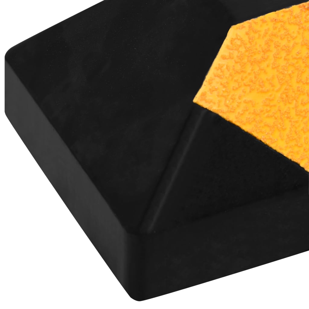 Parkeerblokken reflecterend 2 st 56x15x10 cm rubber is nu te koop bij PeponiXL, paradijselijk wonen!