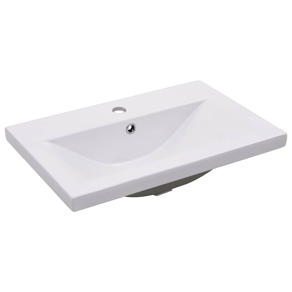 Wastafelkast met ingebouwde wastafel spaanplaat zwart is nu te koop bij PeponiXL, paradijselijk wonen!