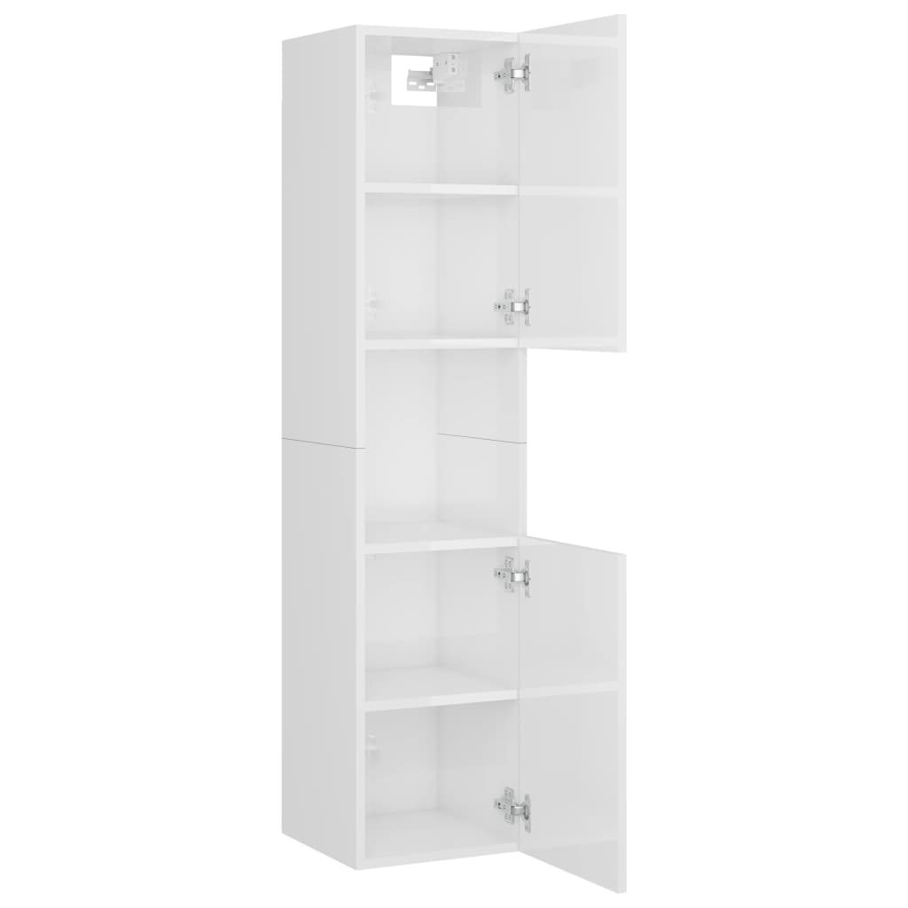 Badkamermeubelset bewerkt hout wit is nu te koop bij PeponiXL, paradijselijk wonen!