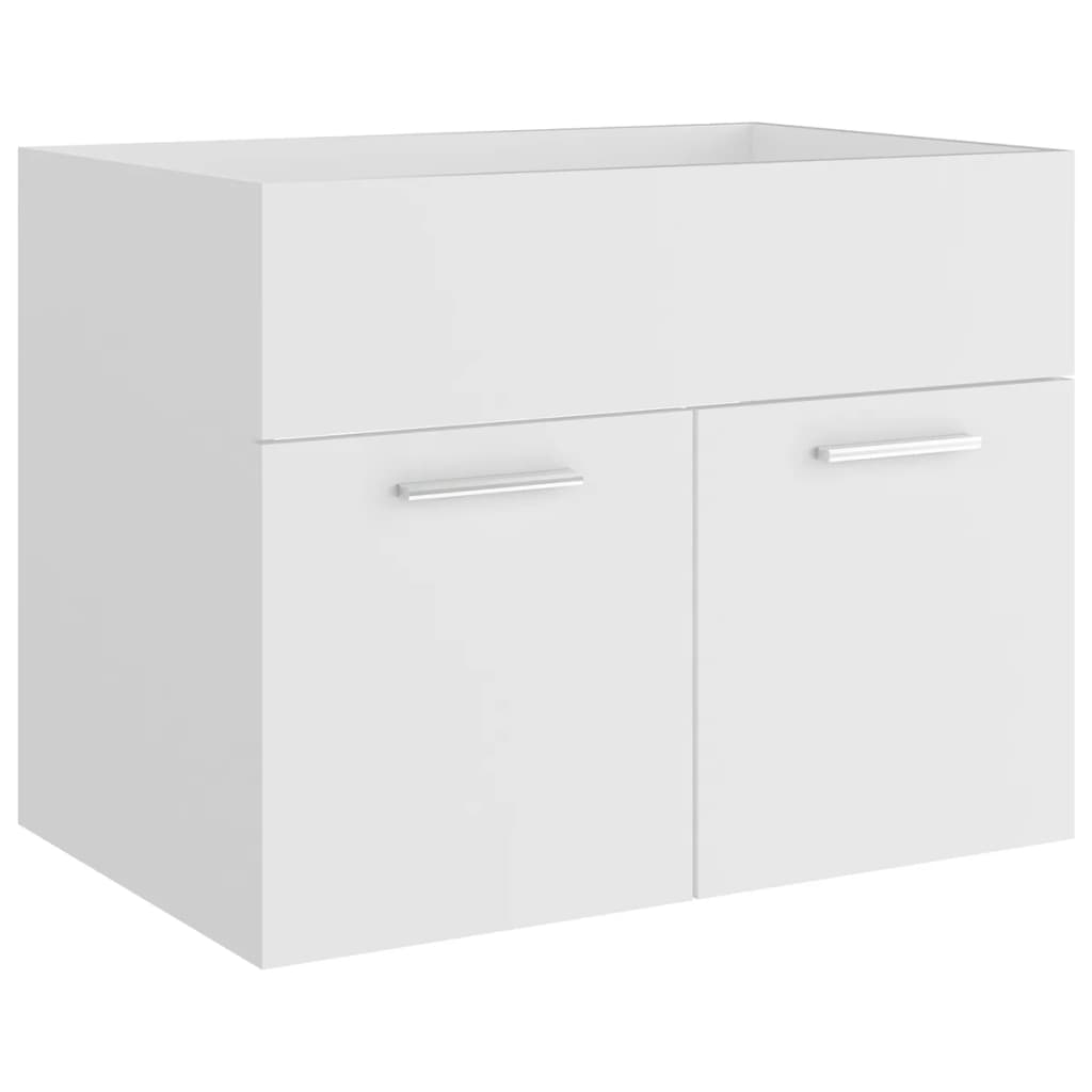 Badkamermeubelset bewerkt hout wit is nu te koop bij PeponiXL, paradijselijk wonen!