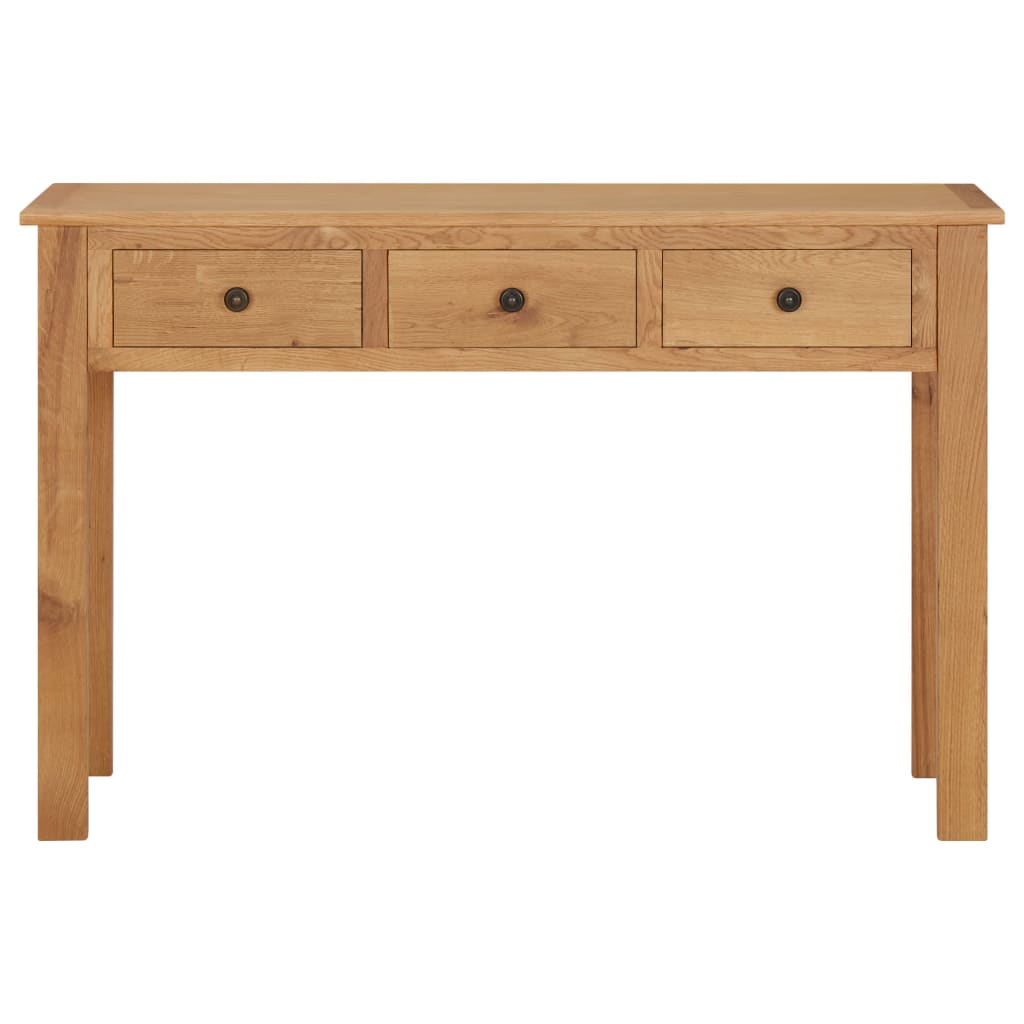 Kaptafel 110x40x75 cm massief eikenhout is nu te koop bij PeponiXL, paradijselijk wonen!