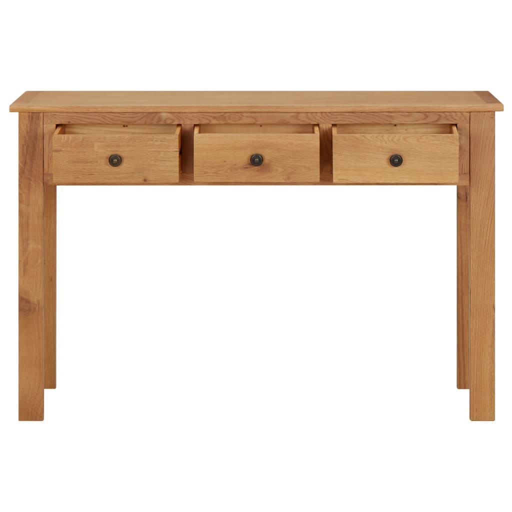 Kaptafel 110x40x75 cm massief eikenhout is nu te koop bij PeponiXL, paradijselijk wonen!