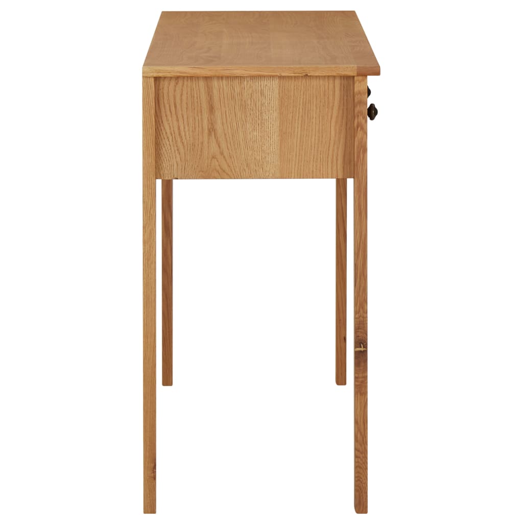Kaptafel 110x40x75 cm massief eikenhout is nu te koop bij PeponiXL, paradijselijk wonen!
