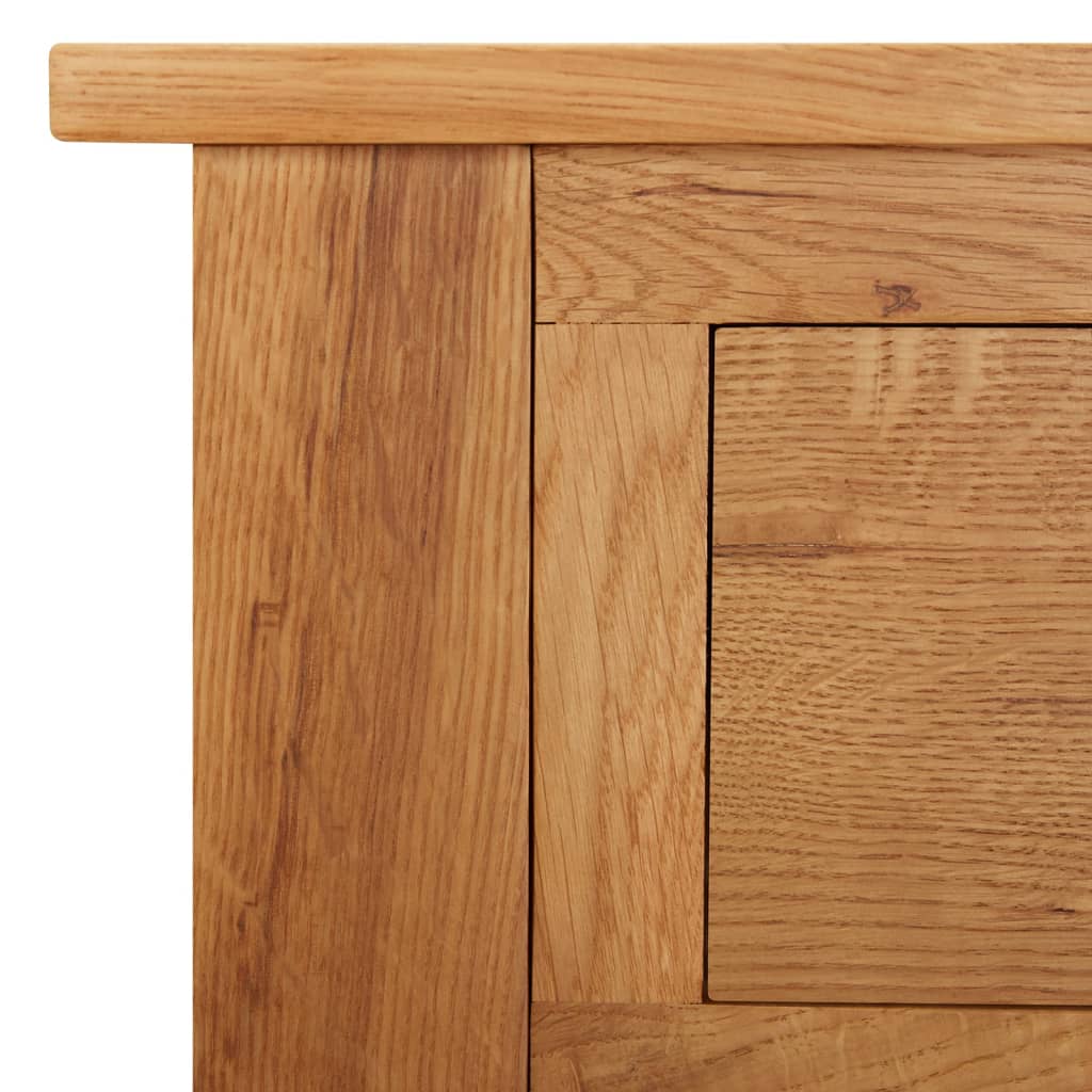 Kaptafel 110x40x75 cm massief eikenhout is nu te koop bij PeponiXL, paradijselijk wonen!