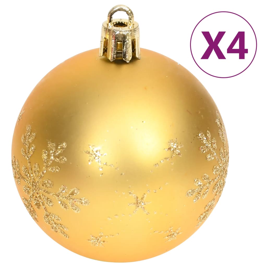 70-delige Kerstballenset goud en rood is nu te koop bij PeponiXL, paradijselijk wonen!
