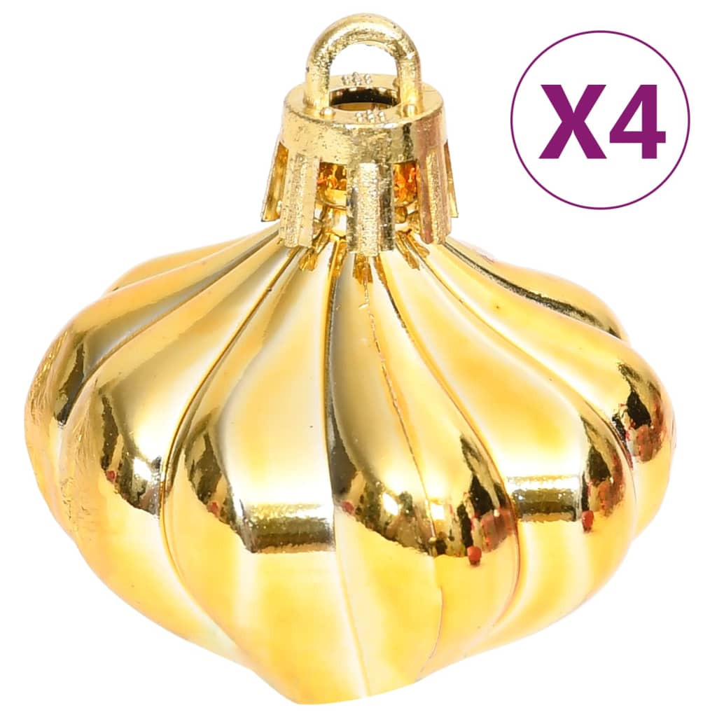 70-delige Kerstballenset goud en rood is nu te koop bij PeponiXL, paradijselijk wonen!