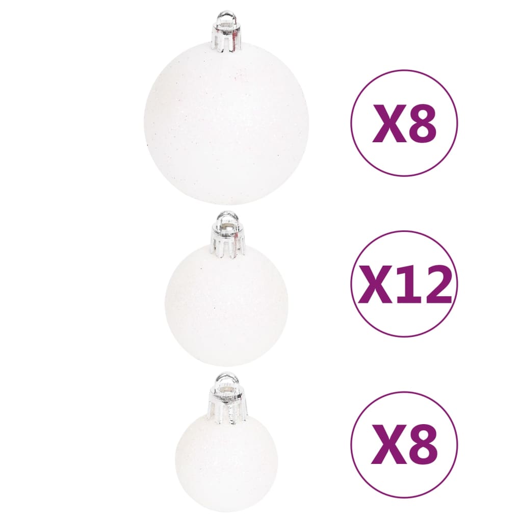 108-delige Kerstballenset rood en wit is nu te koop bij PeponiXL, paradijselijk wonen!