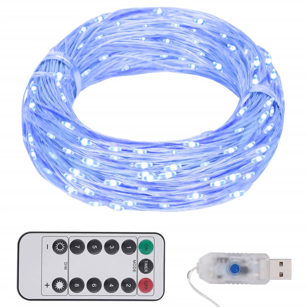 Lichtslinger met 150 LED's 15 m blauw is nu te koop bij PeponiXL, paradijselijk wonen!
