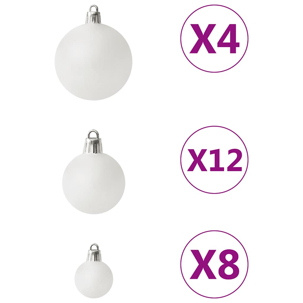 100-delige Kerstballenset wit is nu te koop bij PeponiXL, paradijselijk wonen!