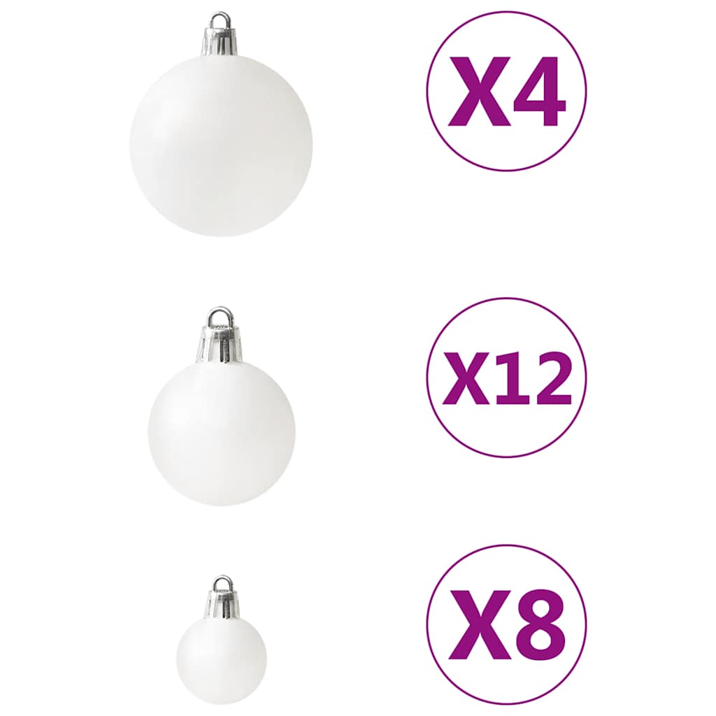 100-delige Kerstballenset wit is nu te koop bij PeponiXL, paradijselijk wonen!