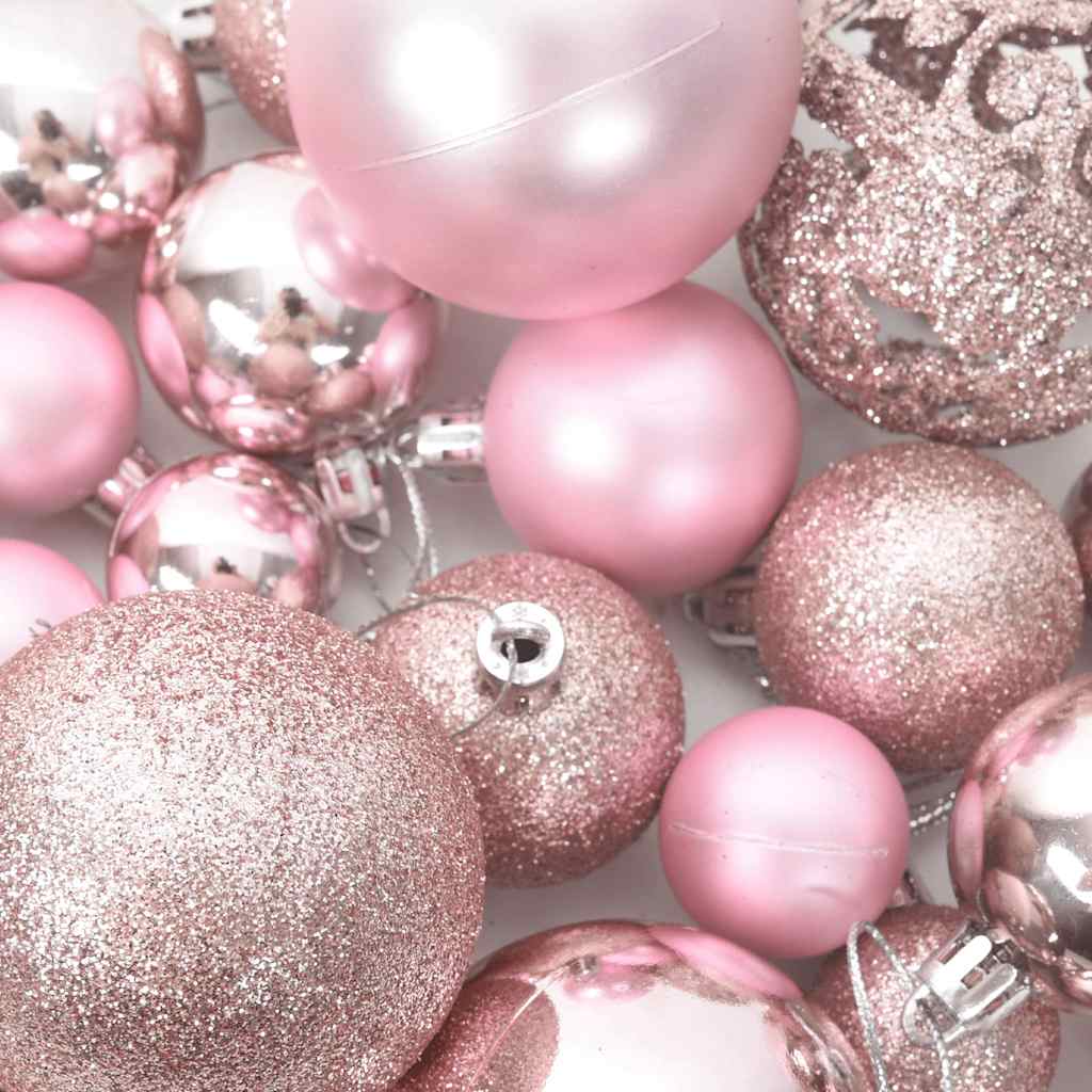 100-delige Kerstballenset roze is nu te koop bij PeponiXL, paradijselijk wonen!