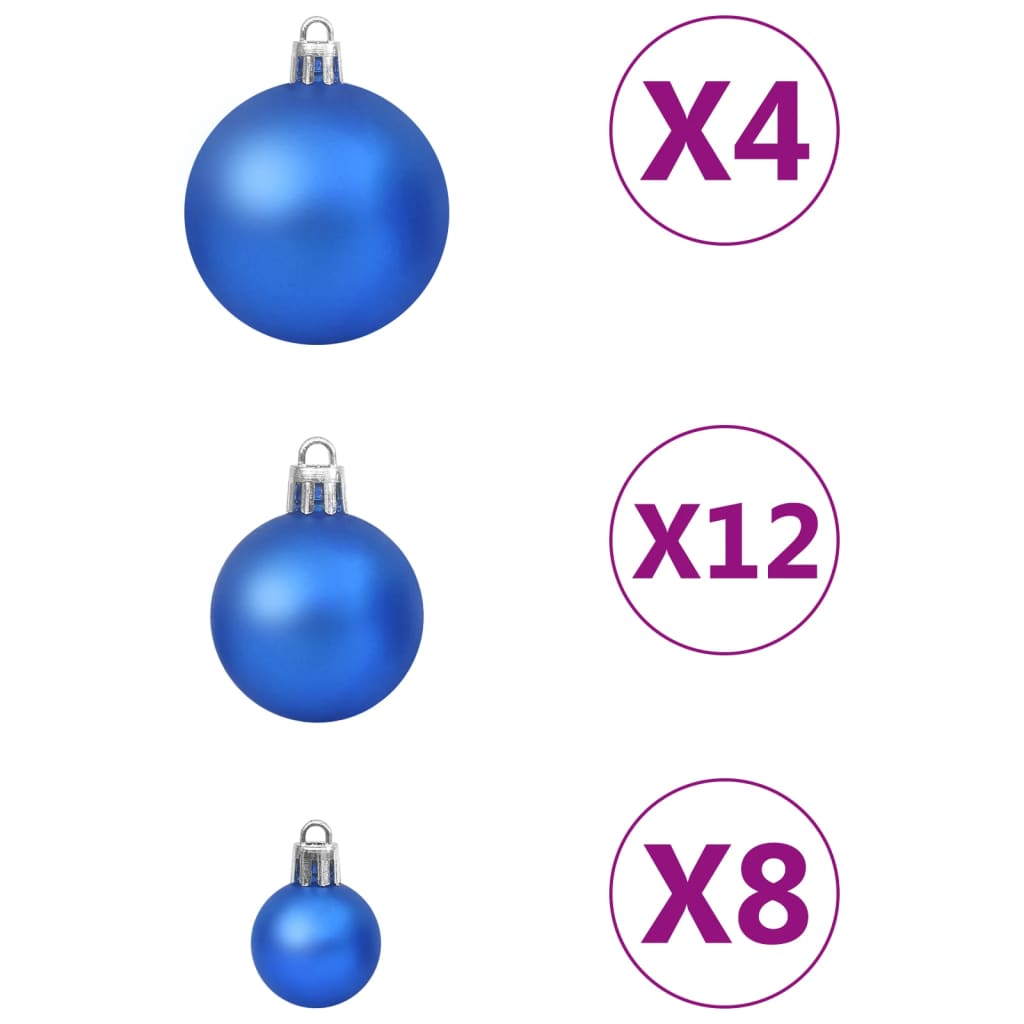 100-delige Kerstballenset blauw is nu te koop bij PeponiXL, paradijselijk wonen!