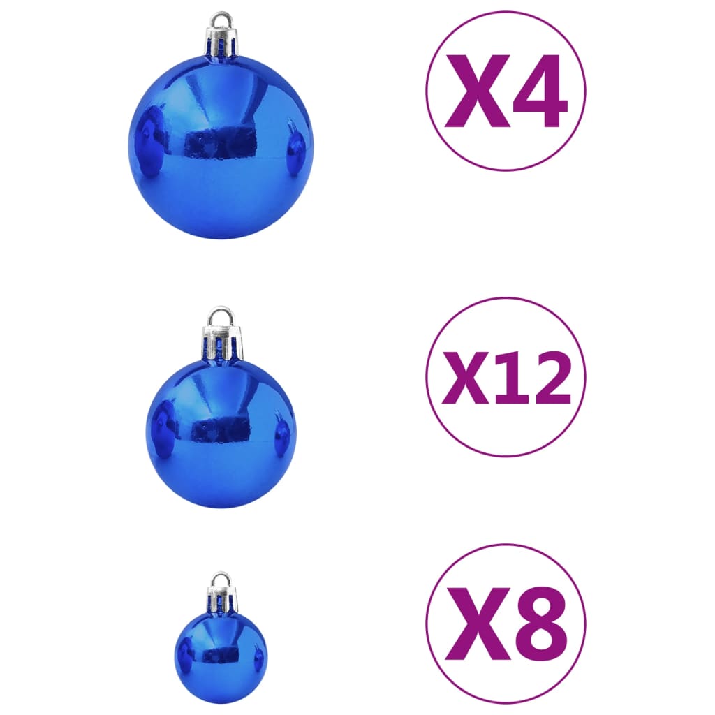 100-delige Kerstballenset blauw is nu te koop bij PeponiXL, paradijselijk wonen!