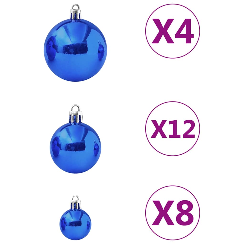 100-delige Kerstballenset blauw is nu te koop bij PeponiXL, paradijselijk wonen!