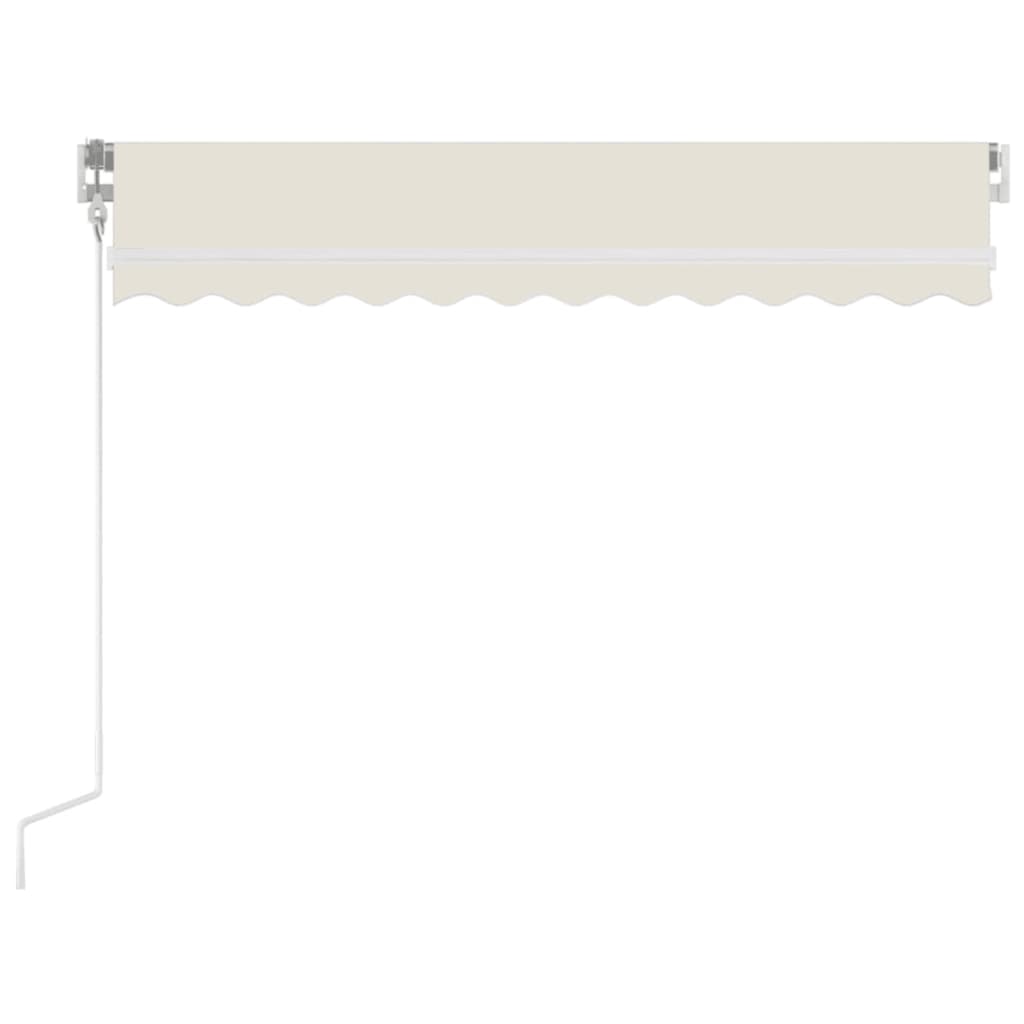 Luifel handmatig uittrekbaar 350x250 cm crèmekleurig is nu te koop bij PeponiXL, paradijselijk wonen!