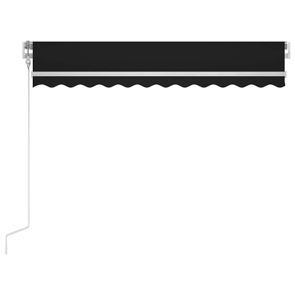 Luifel automatisch met LED en windsensor 350x250 cm antraciet is nu te koop bij PeponiXL, paradijselijk wonen!