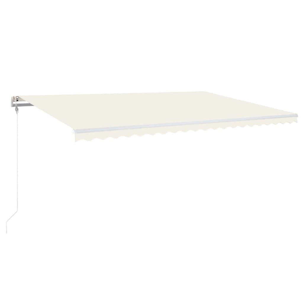 Luifel automatisch uittrekbaar 500x300 cm crèmekleurig is nu te koop bij PeponiXL, paradijselijk wonen!