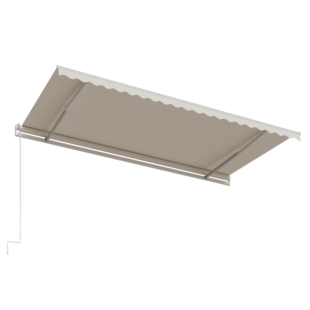 Luifel automatisch uittrekbaar 500x300 cm crèmekleurig is nu te koop bij PeponiXL, paradijselijk wonen!