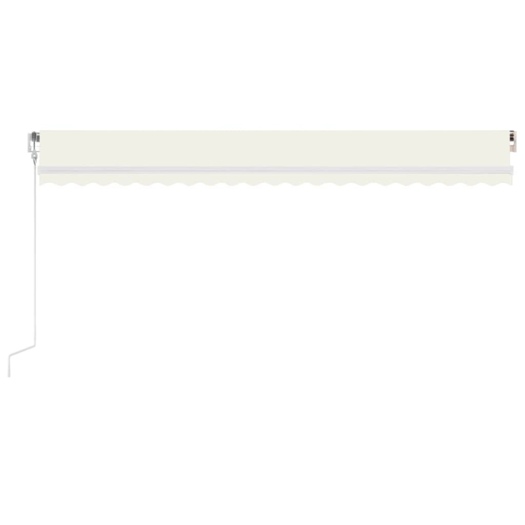 Luifel automatisch uittrekbaar 500x350 cm crèmekleurig is nu te koop bij PeponiXL, paradijselijk wonen!