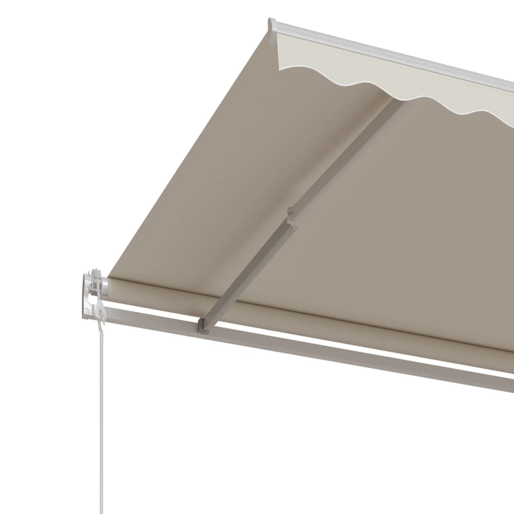 Luifel automatisch uittrekbaar 500x350 cm crèmekleurig is nu te koop bij PeponiXL, paradijselijk wonen!
