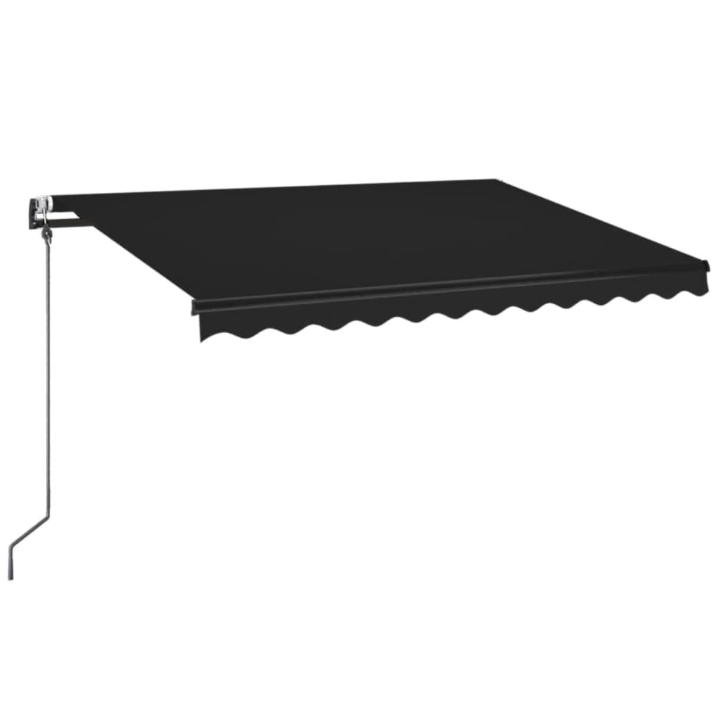 Luifel automatisch uittrekbaar 350x250 cm antracietkleurig is nu te koop bij PeponiXL, paradijselijk wonen!