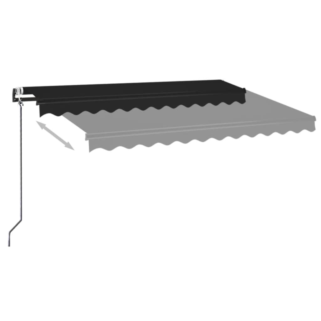 Luifel automatisch uittrekbaar 350x250 cm antracietkleurig is nu te koop bij PeponiXL, paradijselijk wonen!