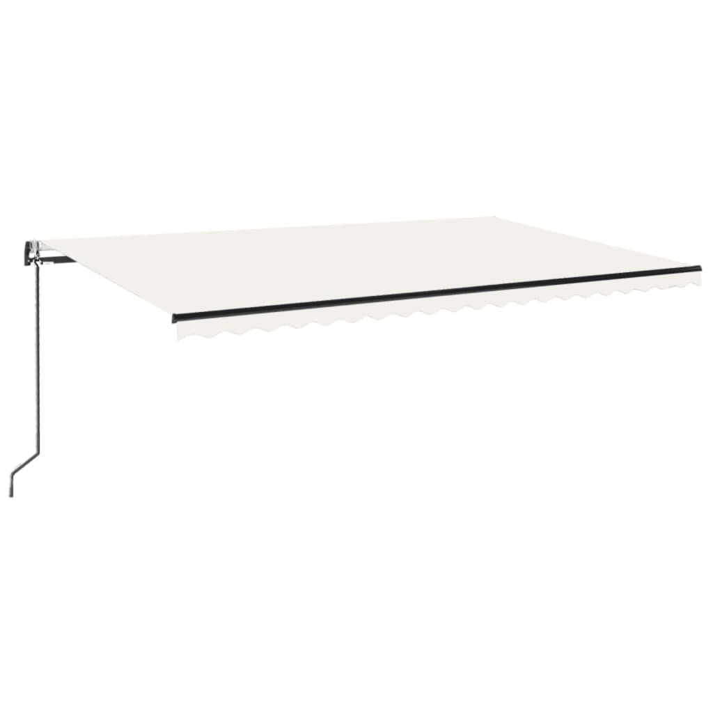 Luifel automatisch uittrekbaar 500x300 cm crèmekleurig is nu te koop bij PeponiXL, paradijselijk wonen!