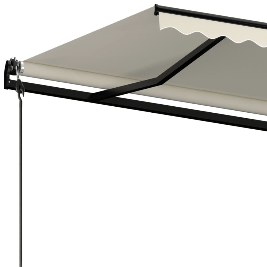 Luifel automatisch uittrekbaar 500x300 cm crèmekleurig is nu te koop bij PeponiXL, paradijselijk wonen!