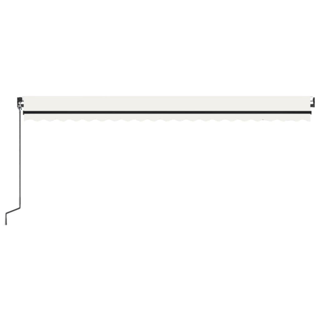 Luifel handmatig uittrekbaar 500x350 cm crèmekleurig is nu te koop bij PeponiXL, paradijselijk wonen!