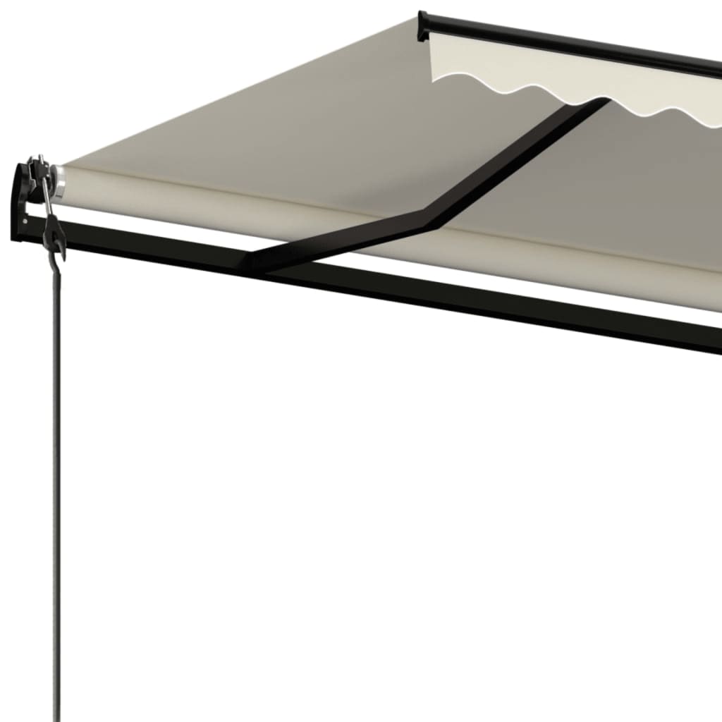 Luifel automatisch uittrekbaar 500x350 cm crèmekleurig is nu te koop bij PeponiXL, paradijselijk wonen!