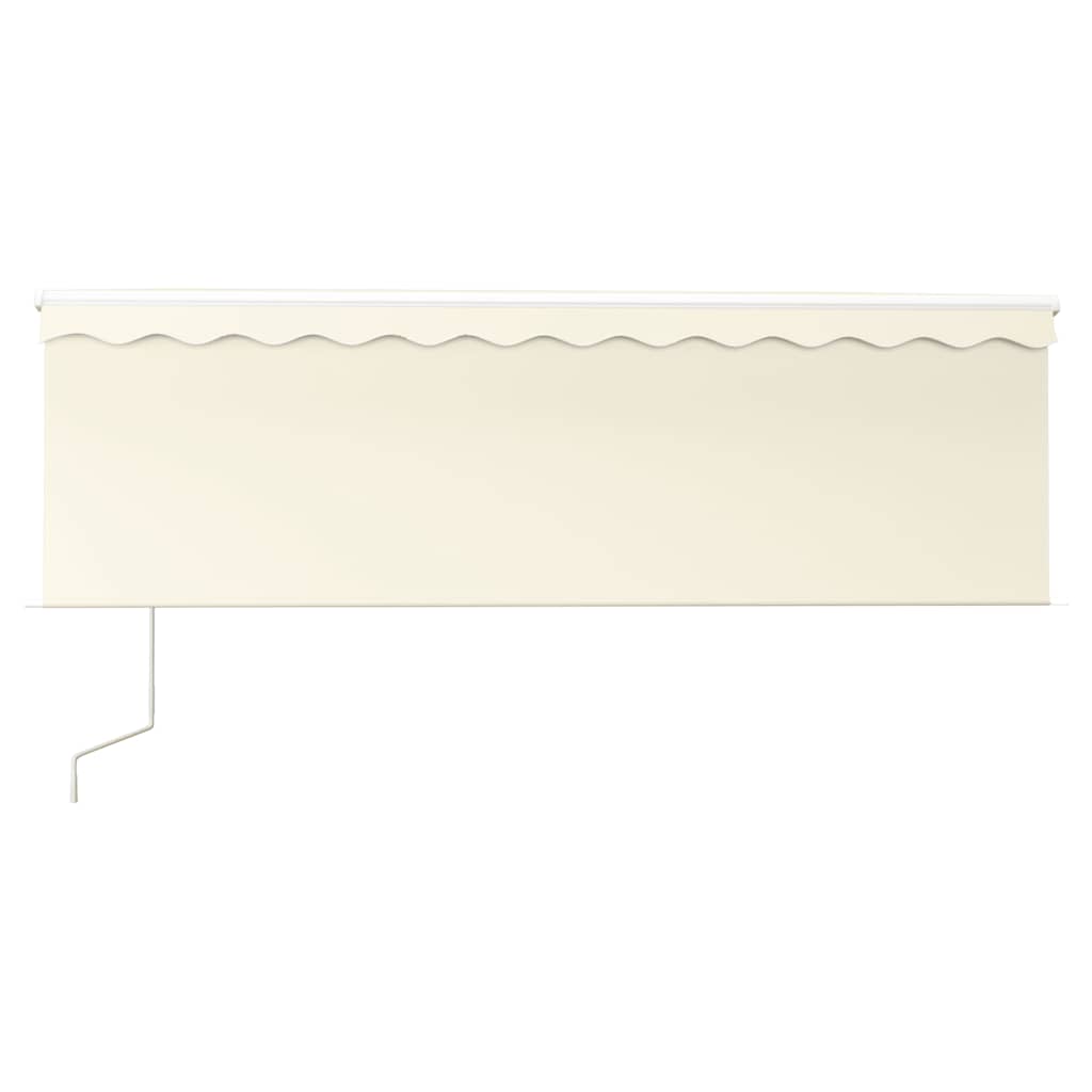 Luifel automatisch met rolgordijn, LED en windsensor 4x3m crème is nu te koop bij PeponiXL, paradijselijk wonen!