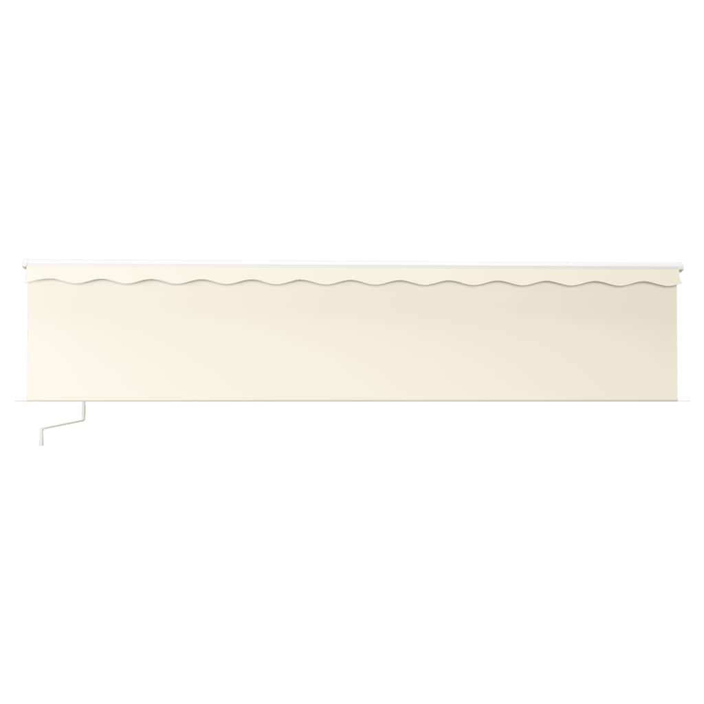 Luifel handmatig uittrekbaar met rolgordijn 6x3 m crèmekleurig is nu te koop bij PeponiXL, paradijselijk wonen!