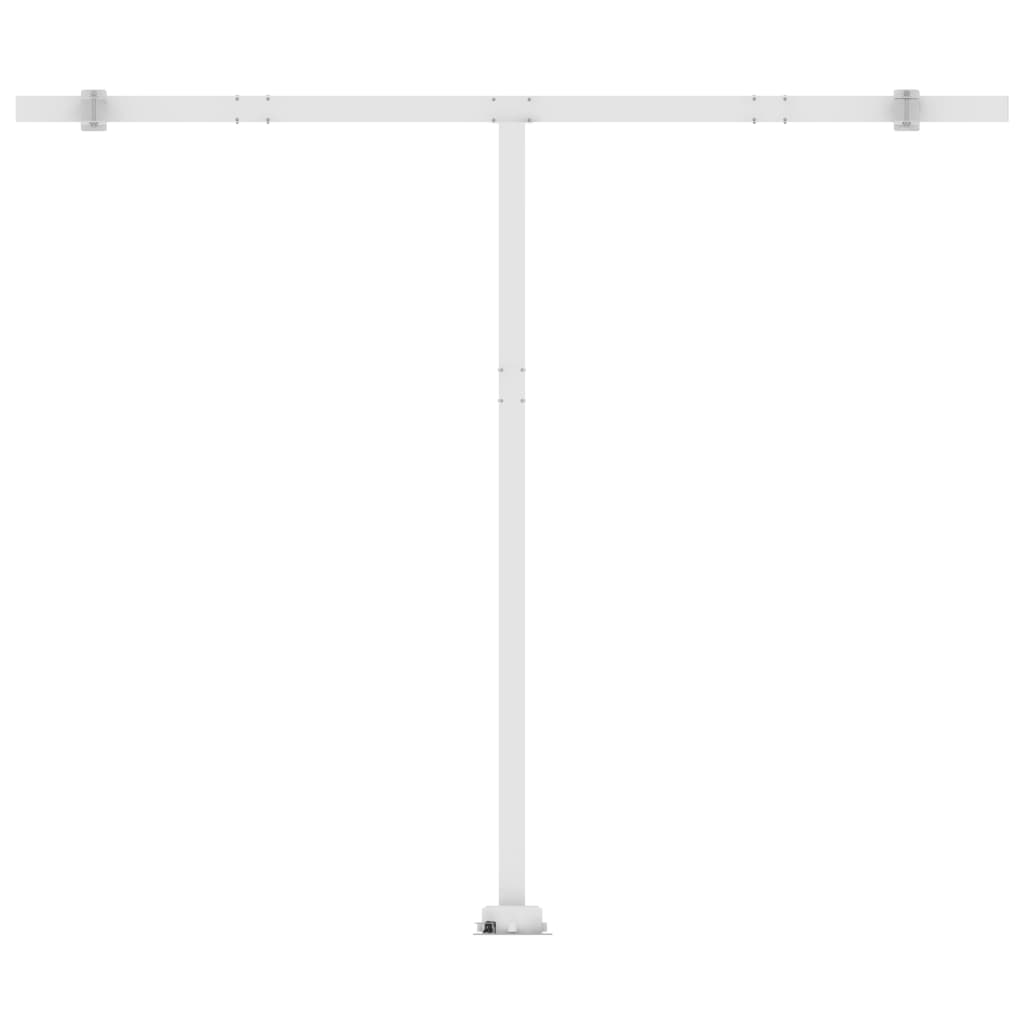 Luifel vrijstaand handmatig uittrekbaar 400x300 cm antraciet