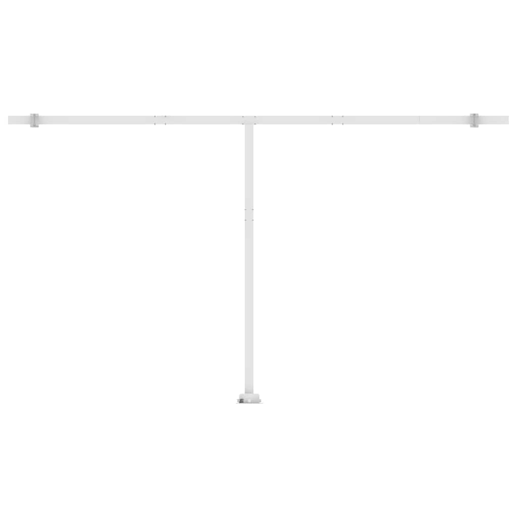 Luifel vrijstaand handmatig uittrekbaar 500x300 cm antraciet