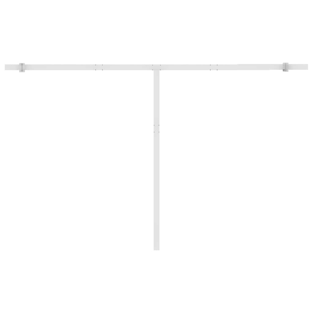 Luifel vrijstaand handmatig uittrekbaar 400x350 cm antraciet
