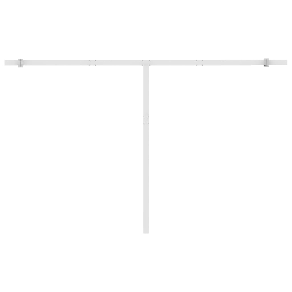 Luifel automatisch met LED windsensor 400x350 cm oranje bruin is nu te koop bij PeponiXL, paradijselijk wonen!