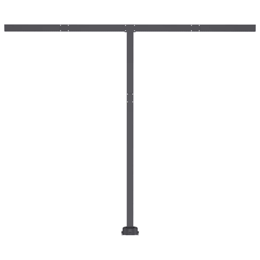 Luifel vrijstaand handmatig uittrekbaar 350x250 cm geel en wit is nu te koop bij PeponiXL, paradijselijk wonen!