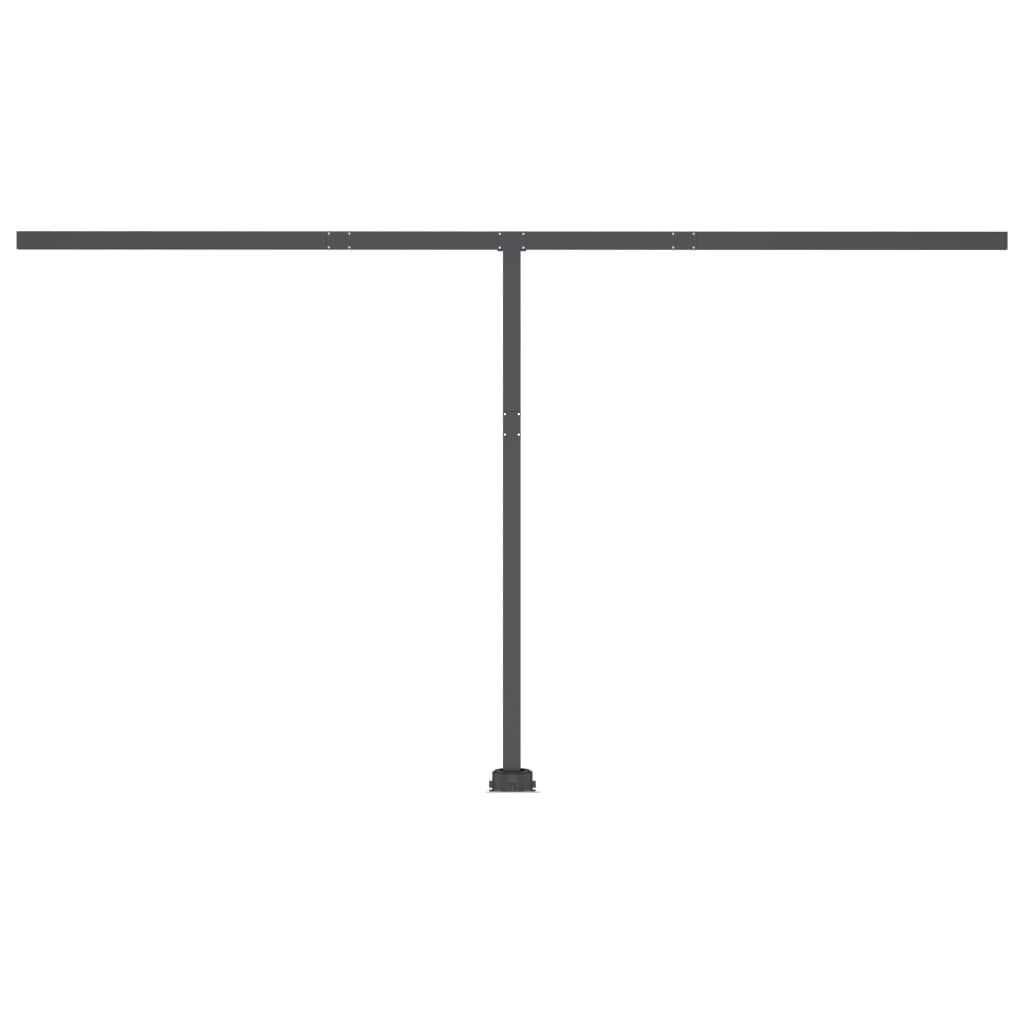 Luifel vrijstaand automatisch 400x300 cm antracietkleurig