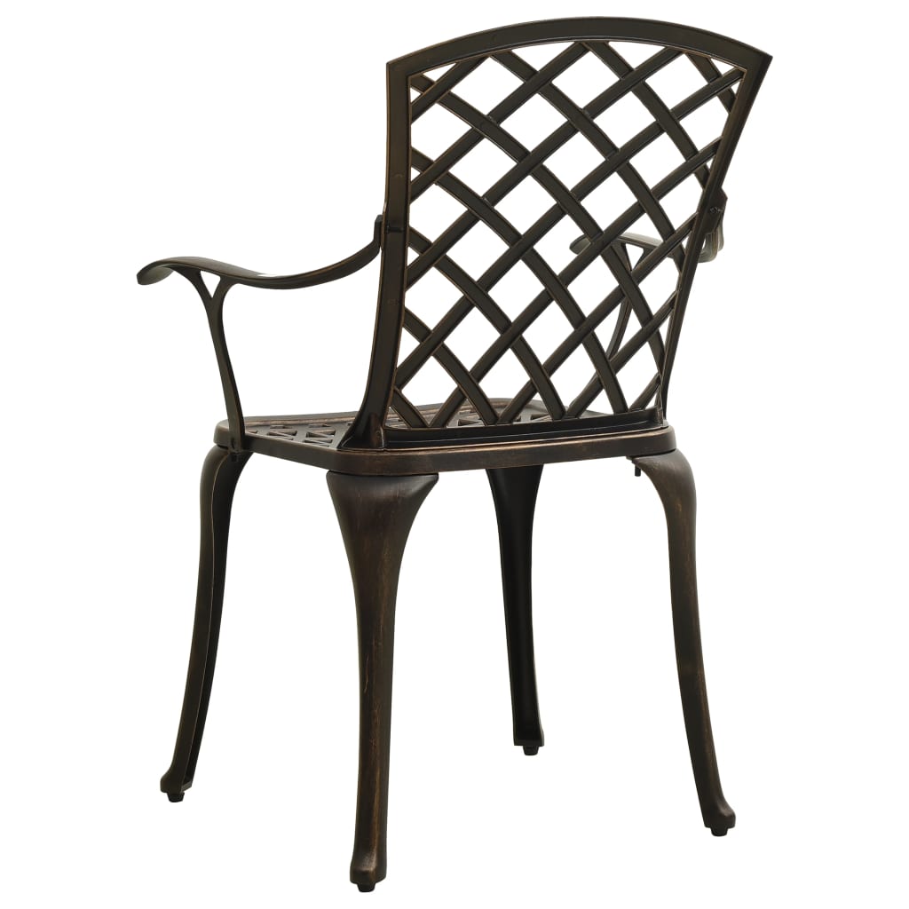 3-delige Bistroset gietaluminium bronskleurig is nu te koop bij PeponiXL, paradijselijk wonen!