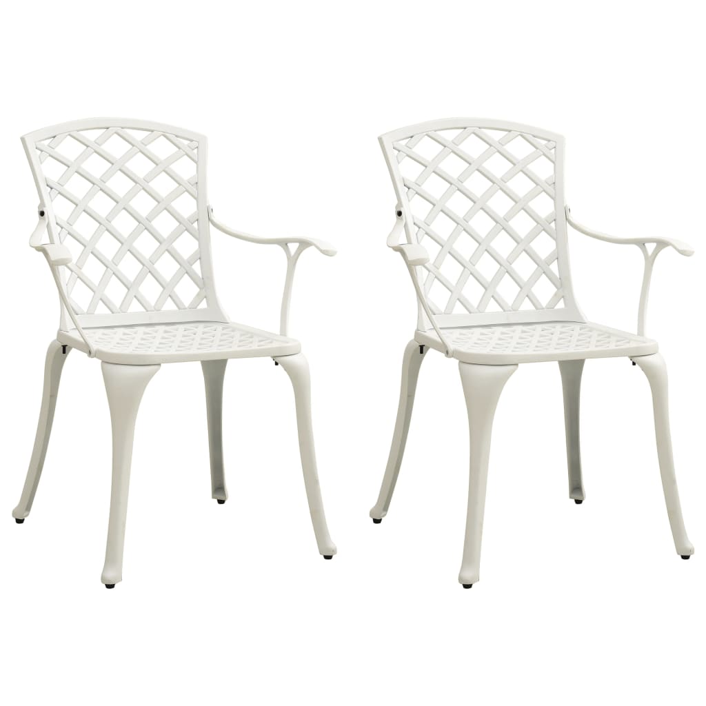 3-delige Bistroset gietaluminium wit is nu te koop bij PeponiXL, paradijselijk wonen!