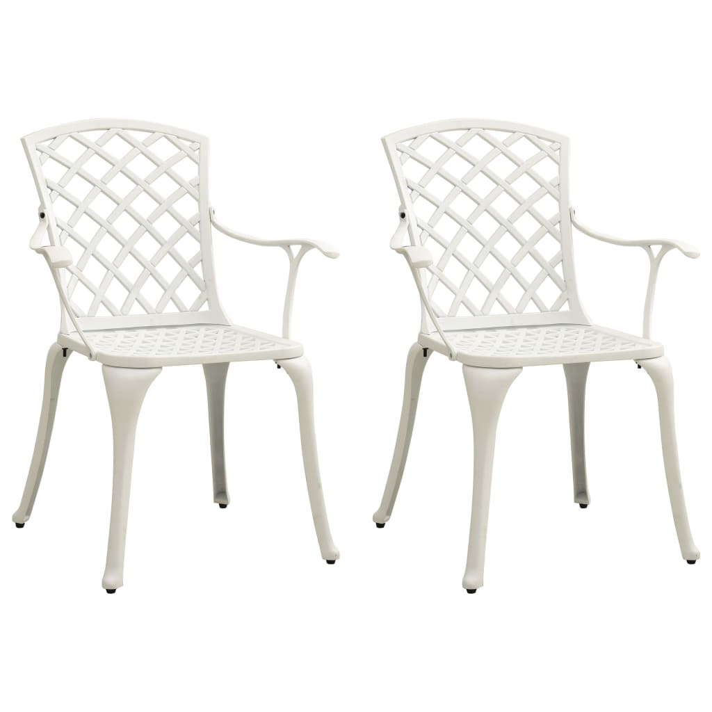 3-delige Bistroset gietaluminium wit is nu te koop bij PeponiXL, paradijselijk wonen!