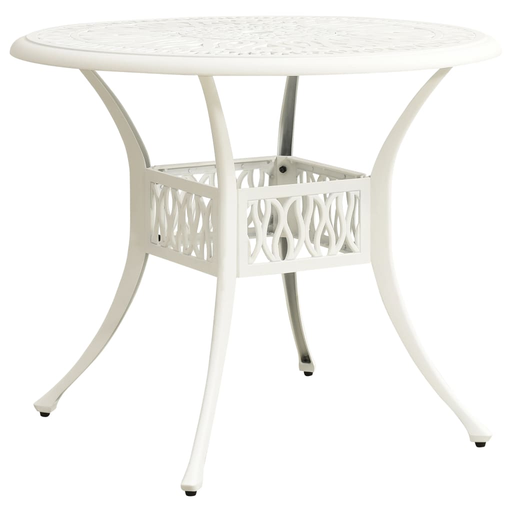 3-delige Bistroset gietaluminium wit is nu te koop bij PeponiXL, paradijselijk wonen!