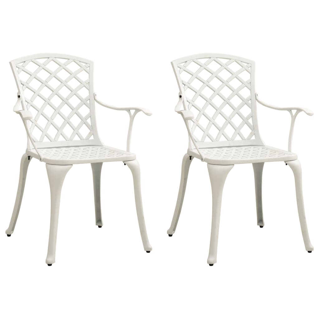 3-delige Bistroset gietaluminium wit is nu te koop bij PeponiXL, paradijselijk wonen!