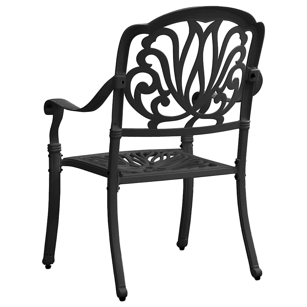 5-delige Bistroset gietaluminium zwart is nu te koop bij PeponiXL, paradijselijk wonen!