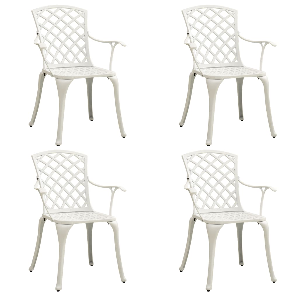 5-delige Bistroset gietaluminium wit is nu te koop bij PeponiXL, paradijselijk wonen!