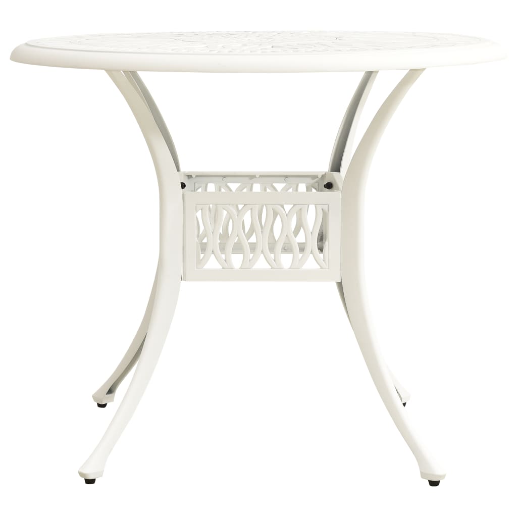 5-delige Bistroset gietaluminium wit is nu te koop bij PeponiXL, paradijselijk wonen!