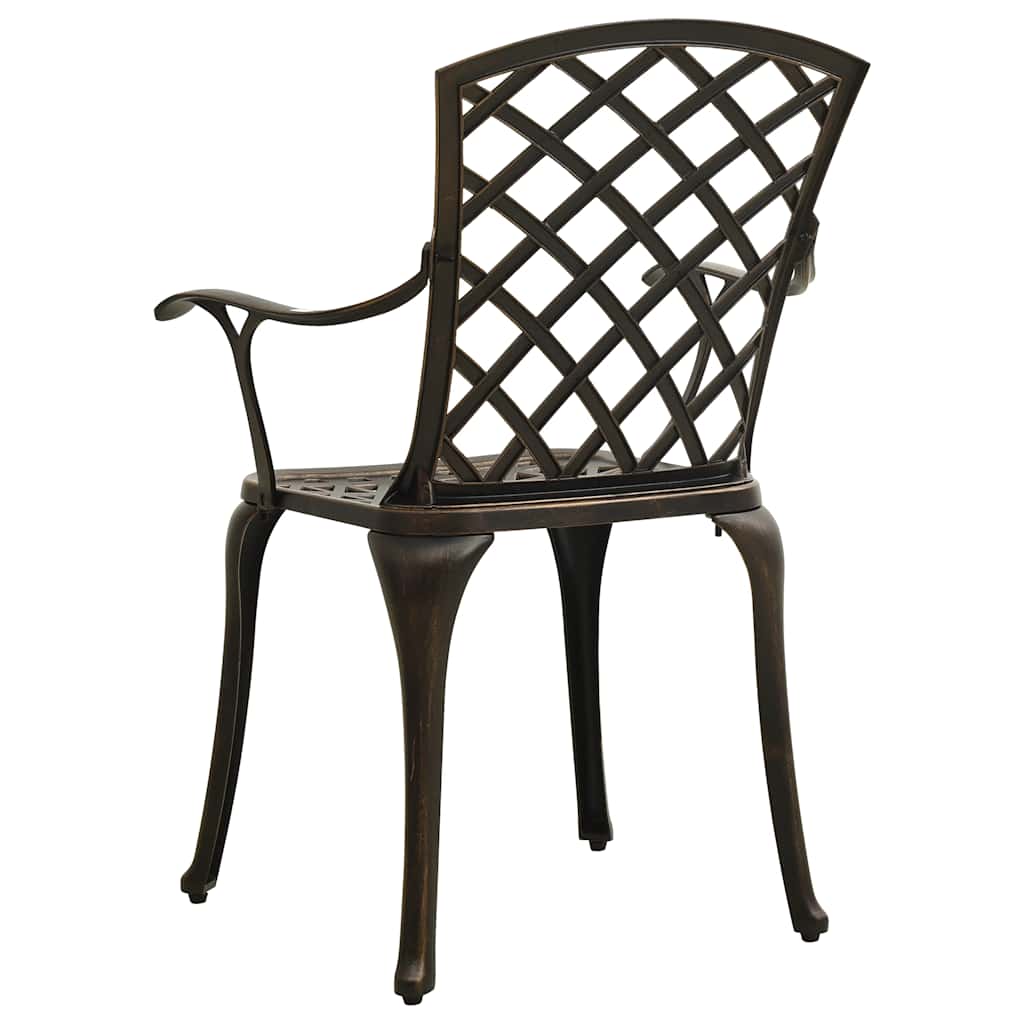 5-delige Bistroset gietaluminium bronskleurig is nu te koop bij PeponiXL, paradijselijk wonen!