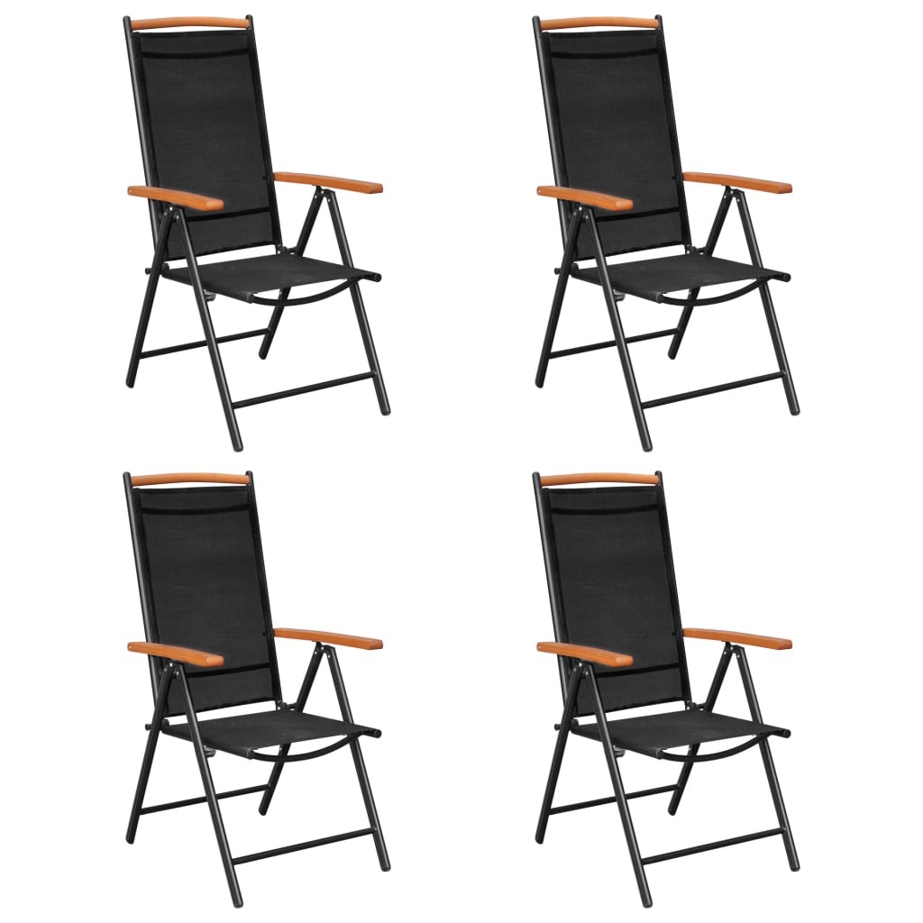 5-delige Tuinset aluminium zwart is nu te koop bij PeponiXL, paradijselijk wonen!